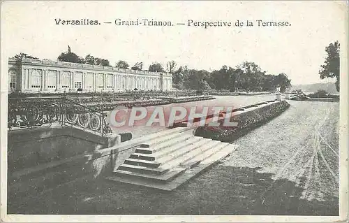 Cartes postales Versailles Grand trianon Perspective de la Terrasse