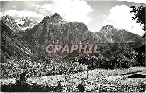 Cartes postales moderne Allevard les Bains (Isere) Vallee du Haut Breda et les Sept Laux