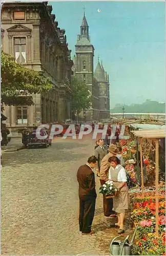 Cartes postales moderne Paris Marche aux fleurs