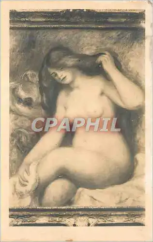Cartes postales P A Renoir La Grande Baigneuse aux Jambes Croisees M Jacques Laroche Paris