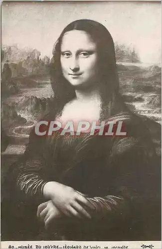 Cartes postales Musee du Louvre Leonard de Vinci (Peinture) Joconde