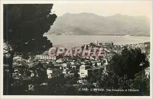 Cartes postales moderne Cannes vue Generale et L'Esterel