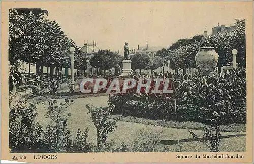 Cartes postales Limoges Squarre du Marechal Jourdan