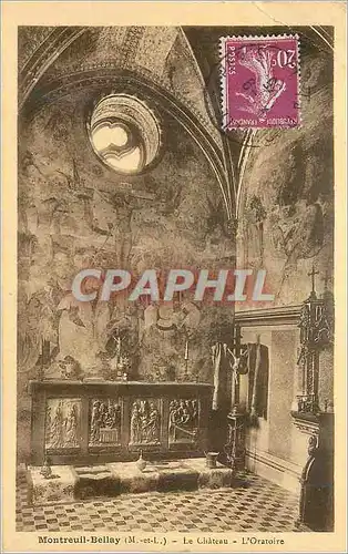 Cartes postales Montreuil Bellay (M et L) Le Chateau L'Oratoire