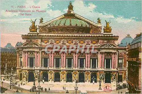 Cartes postales Paris L'Opera Academie Nationale de Musique