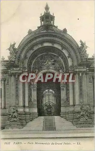 Cartes postales Paris Porte Monumentale du Grand Palais