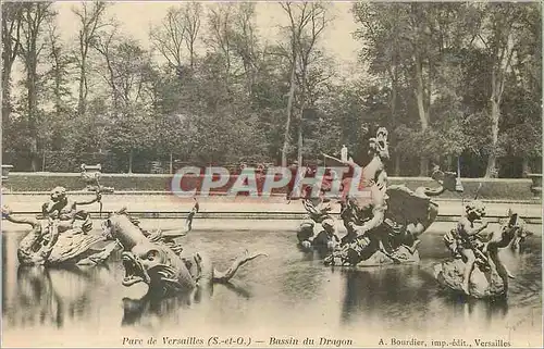 Ansichtskarte AK Parc de Versailles (S et O) Bassin du Dragon