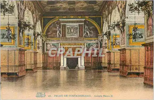 Cartes postales Palais de Fontainebleau Galerie Henri II