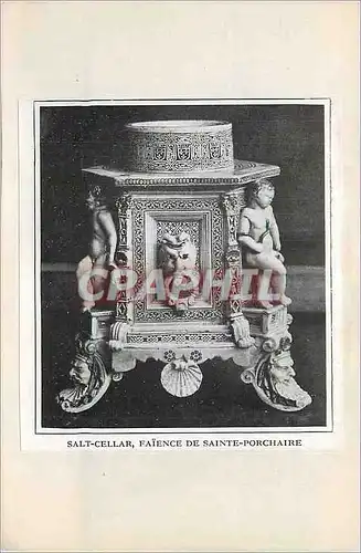 Cartes postales Salt Cellar Faience de Sainte Porchaire