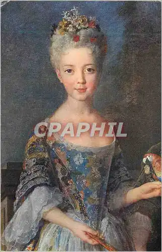 Cartes postales Comite National de l'Enfance Portrait de catherine de Bethisy (Detail) Musee de Versailles