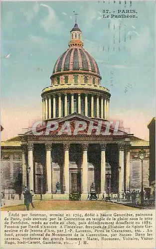 Cartes postales Paris Le Pantheon