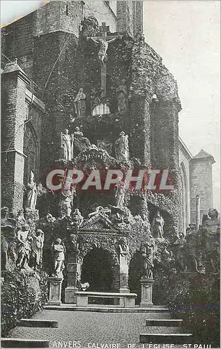 Cartes postales Anvers Calvaire de L'Eglise St Paul