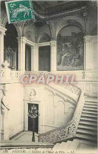 Cartes postales Poitiers Escalier de l'Hotel de Ville