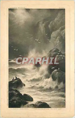 Cartes postales Mer agitee