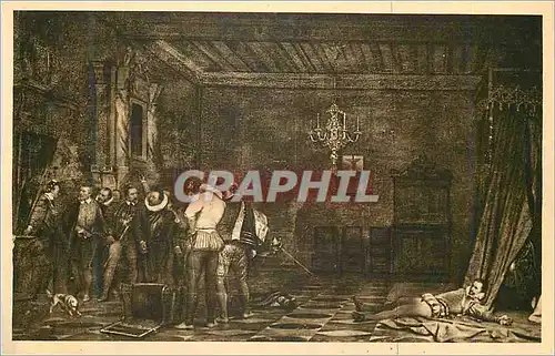 Cartes postales Chateaux de la Loire Chateau de Blois (Loir et Cher) Assassinat du Duc de Cuise (par Delaroche)