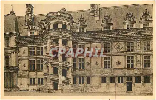 Cartes postales Chateaux de la Loire Chateau de Blois (Loir et Cher) Escalier Francois Ier