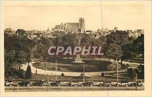 Ansichtskarte AK La Ville Renaissante Reims Vue Generale Au Premier Plan Le Jardin Colbert