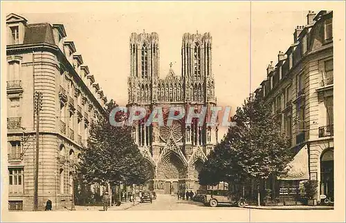 Ansichtskarte AK La Ville Renaissante Reims Rue Libergier vers la Place du Parvis