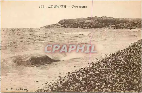 Cartes postales Le Havre Gros Temps