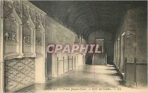 Cartes postales Bourges Palais Jacques coeur Salle des Gardes