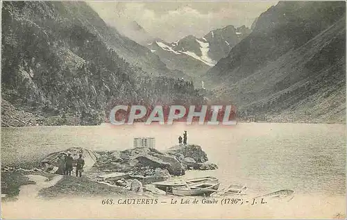 Cartes postales Cauterets le Lac de Gaube (1726m)