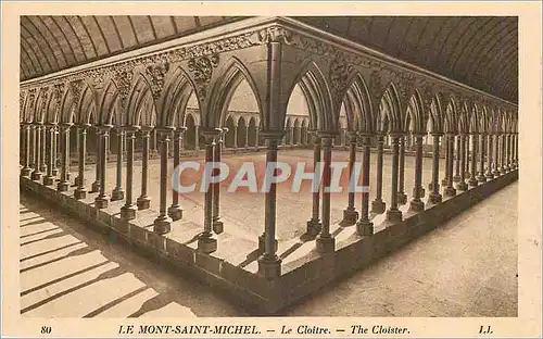 Cartes postales le Mont Saint Michel le Cloitre