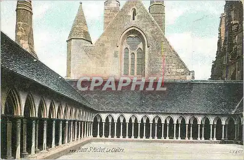Cartes postales Mont St Michel le Cloitre