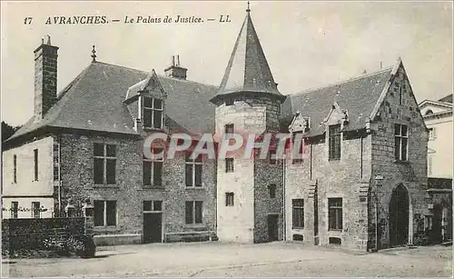 Ansichtskarte AK Avranches le palais de Justice