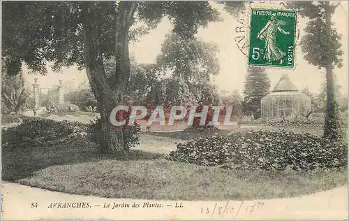 Ansichtskarte AK Avranches le Jardin des Plantes