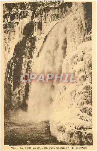 Ansichtskarte AK le Saut du Doubs gele (Hauteur 27 metres)