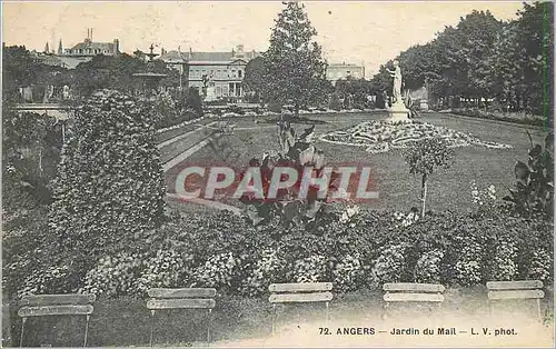 Cartes postales Angers Jardin de Mail