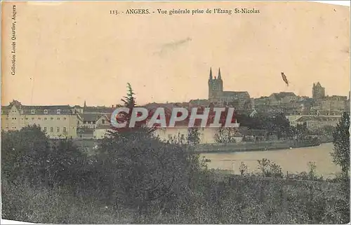 Ansichtskarte AK Angers vue Generale prise de l'Etang St Nicolas