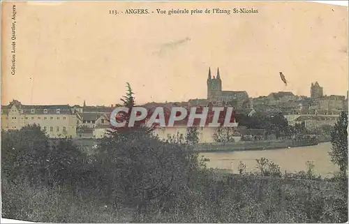 Cartes postales Angers vue Generale prise de l'Etang St Nicolas