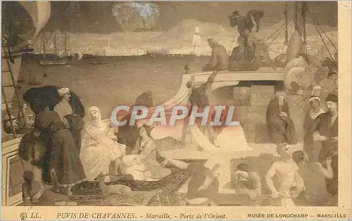 Cartes postales Puvis de Chavannes Marseille Porte de l'orient Musee de Longchamp Marseille