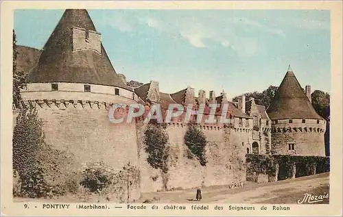 Cartes postales Pontivy (Morbihan) facade du Chateau Feodal des Seigneurs de Rohan