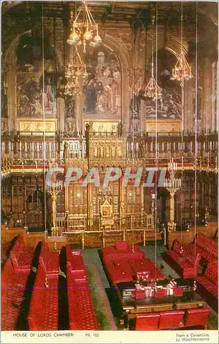 Cartes postales moderne House of Lords Chamber