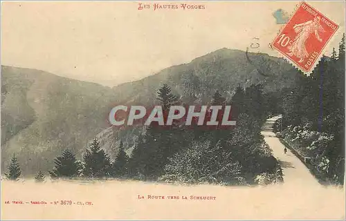 Cartes postales les Hautes Vosges la Route vers la Schlucht