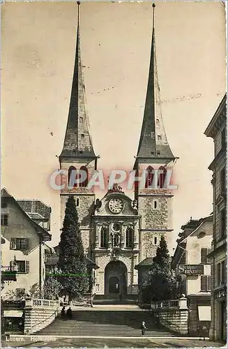 Cartes postales moderne Luzern Hotkirche