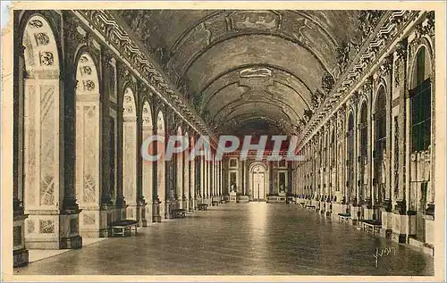 Cartes postales Splendeurs et charmes de Versailles Galerie des Glaces Salle de la Signature de la Paix (Juin 19