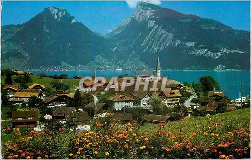 Cartes postales moderne Faulensee bet Spiez an Thunersee