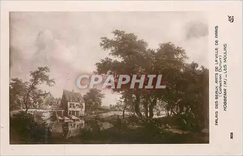 Cartes postales Palais des Beaux Arts de la Ville de Paris Dutuit Hobbema Les moulins