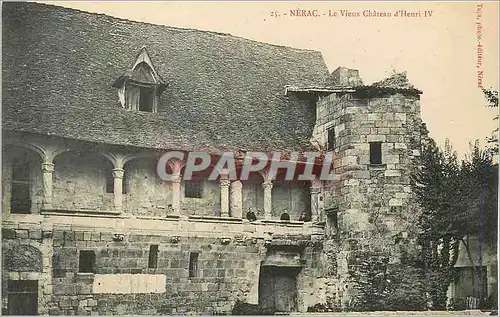 Ansichtskarte AK Nerac le Vieux Chateau d'Henri IV