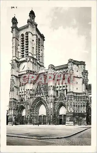Moderne Karte Troyes (Aube) Cathedrale Saint Pierre Commencee en 1206