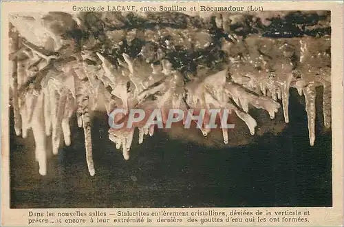 Cartes postales Grottes de Lacave entre Souillac et Rocamadour (Lot)