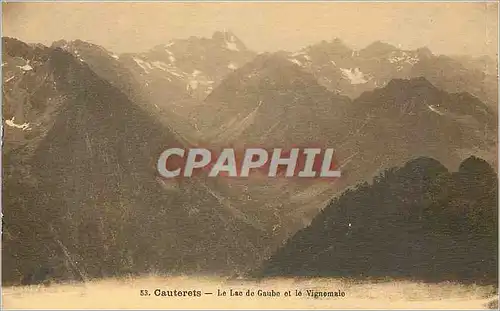 Cartes postales Cauterets le Lac de Gaube et le Vignemale
