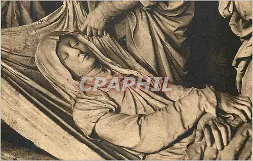 Cartes postales les Saints de Solesmes la Vierge en son Linceul 1553