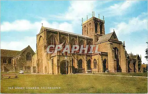 Moderne Karte the Abbey Church Sherborne
