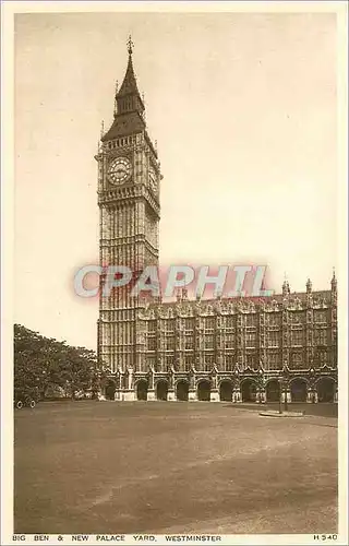Cartes postales Big Ben New Palace Yard Westminster