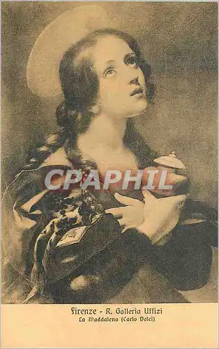 Cartes postales Firenze R Galleria Uffizi la Maddalena (Carlo Dolci)