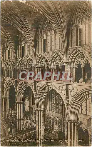 Cartes postales Lincoln Cathedral Triforium in Finger Choir
